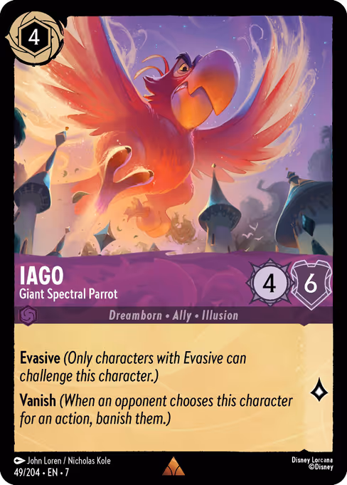 Iago - Giant Spectral Parrot (ARI 49)