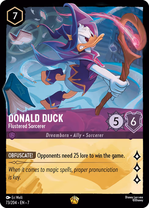 Donald Duck - Flustered Sorcerer (ARI 73)