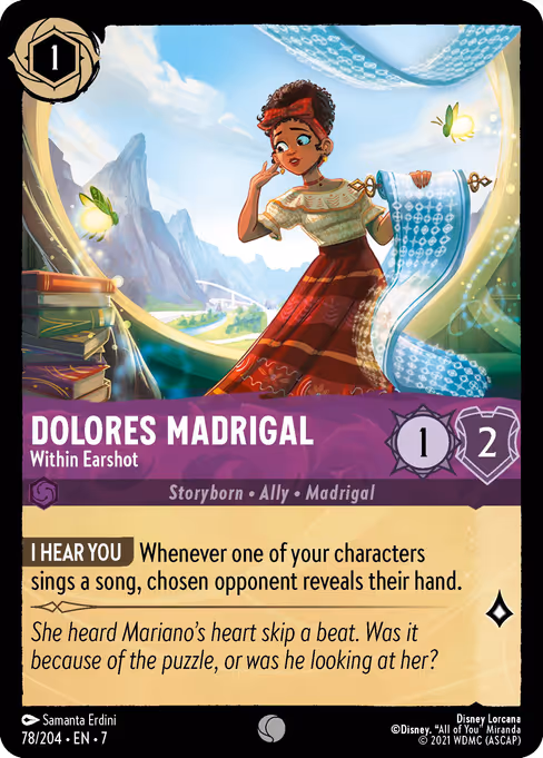 Dolores Madrigal - Within Earshot (ARI 78)