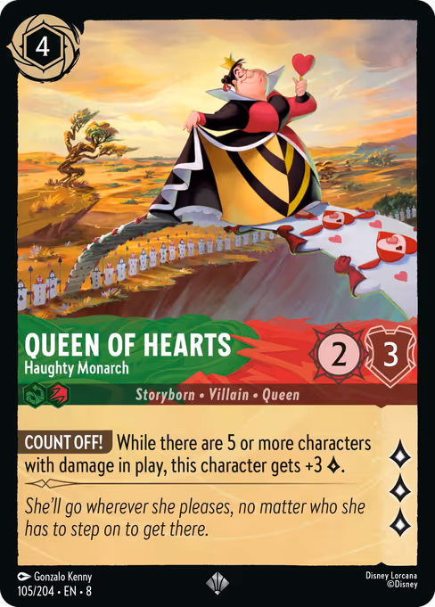 Queen of Hearts - Haughty Monarch (ROJ 105)
