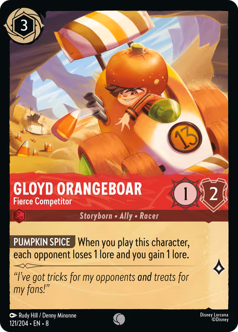 Gloyd Orangeboar - Fierce Competitor (ROJ 121)