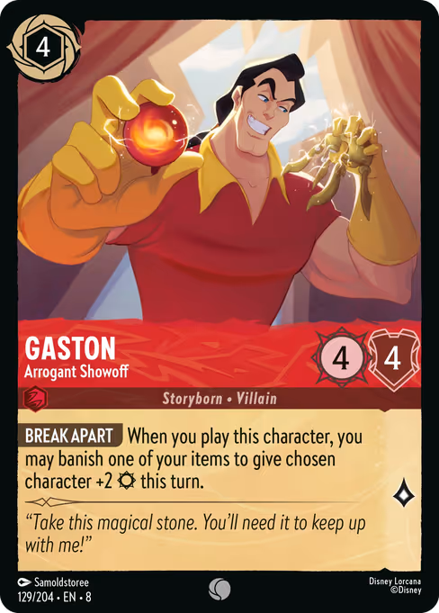 Gaston - Arrogant Showoff (ROJ 129)