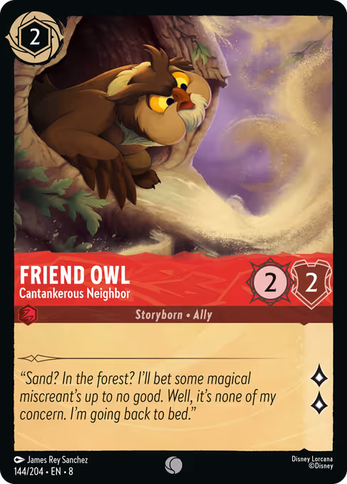 Friend Owl - Cantankerous Neighbor (ROJ 144)