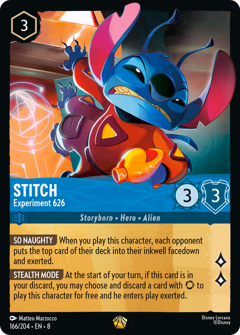 Stitch - Experiment 626 (ROJ 166)