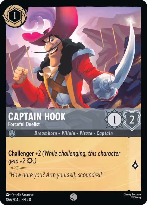 Captain Hook - Forceful Duelist (ROJ 186)