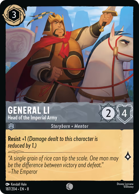General Li - Head of the Imperial Army (ROJ 187)