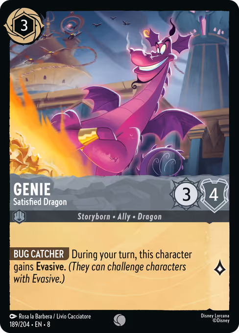 Genie - Satisfied Dragon (ROJ 189)