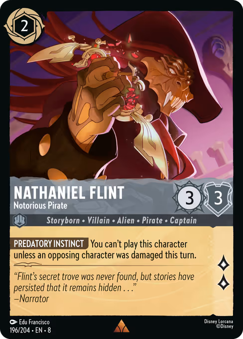 Nathaniel Flint - Notorious Pirate (ROJ 196)