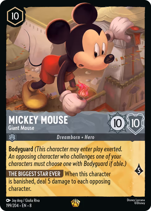 Mickey Mouse - Giant Mouse (ROJ 199)