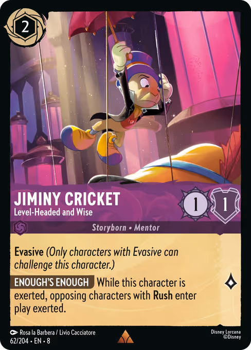 Jiminy Cricket - Level-Headed and Wise (ROJ 62)