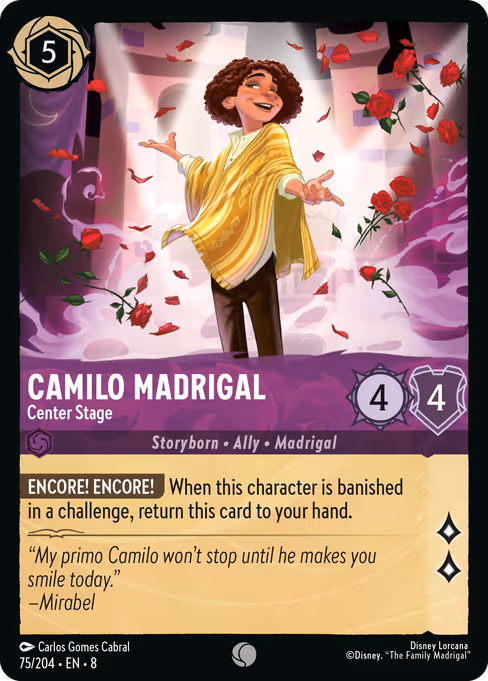 Camilo Madrigal - Center Stage (ROJ 75)