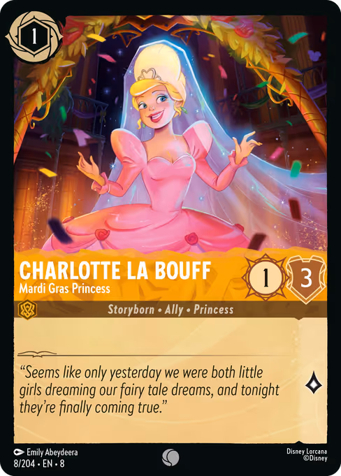 Charlotte La Bouff - Mardi Gras Princess (ROJ 8)