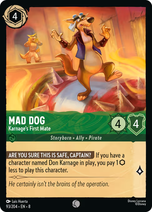 Mad Dog - Karnage's First Mate (ROJ 93)