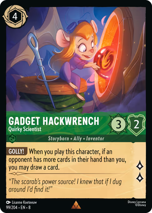 Gadget Hackwrench - Quirky Scientist (ROJ 99)