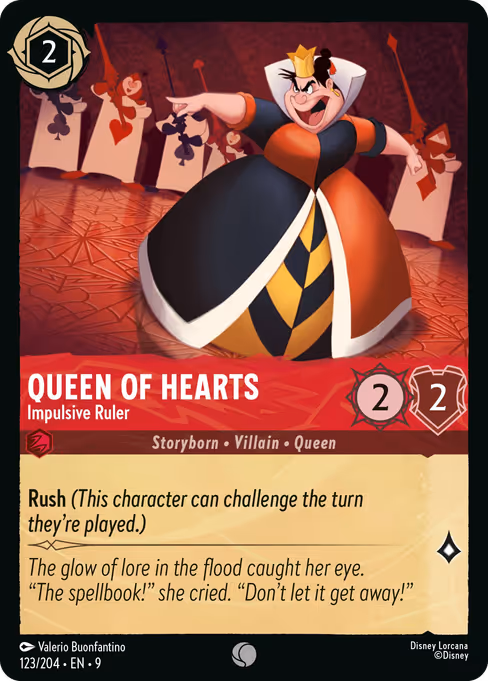Queen of Hearts - Impulsive Ruler (FAB 123)