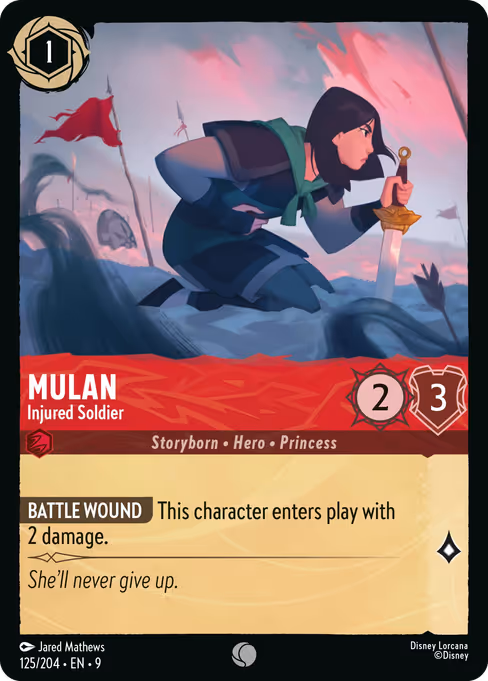 Mulan - Injured Soldier (FAB 125)