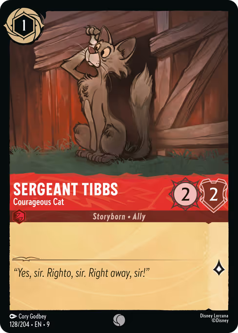 Sergeant Tibbs - Courageous Cat (FAB 128)