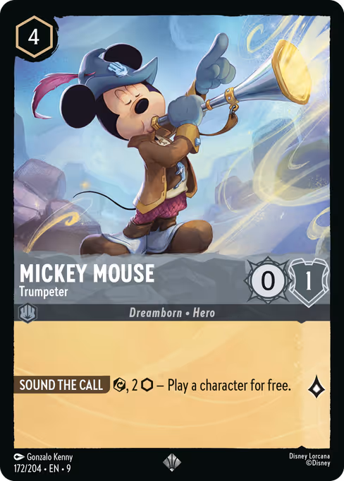 Mickey Mouse - Trumpeter (FAB 172)