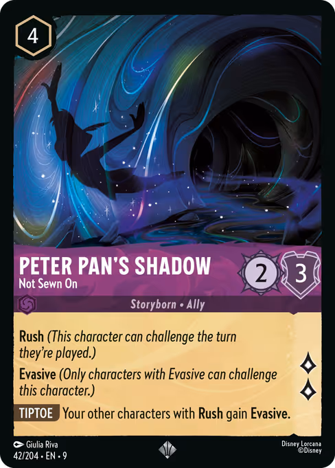 Peter Pan's Shadow - Not Sewn On (FAB 42)