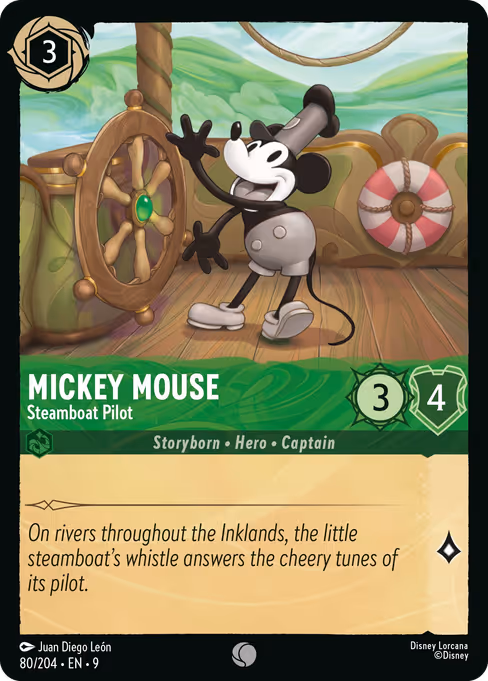 Mickey Mouse - Steamboat Pilot (FAB 80)
