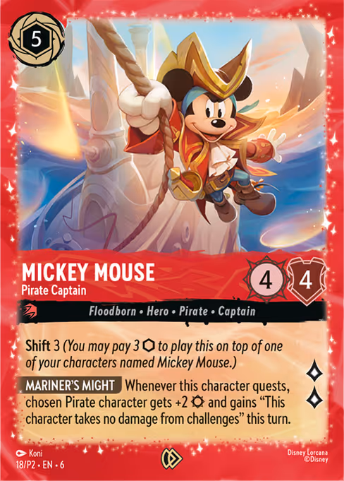 Mickey Mouse - Pirate Captain (P2 18)