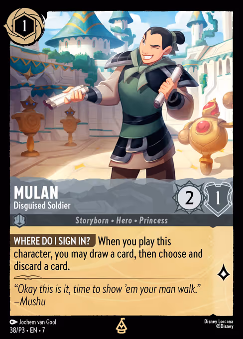 Mulan - Disguised Soldier (P3 38)