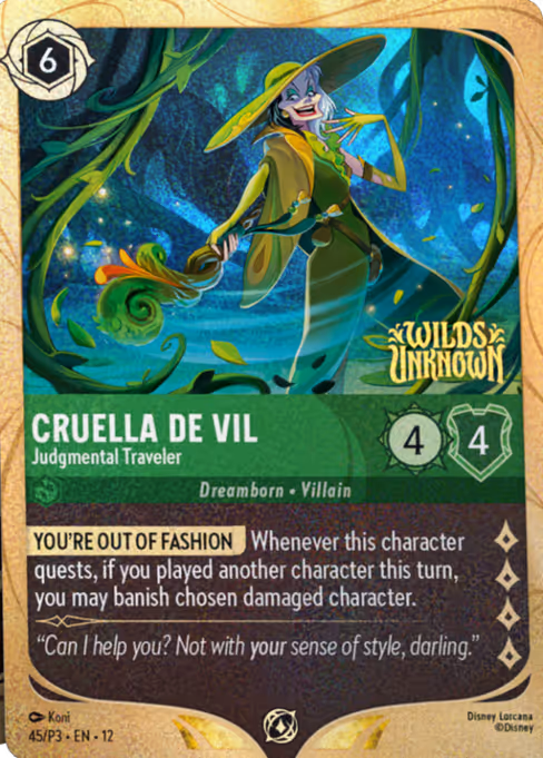 Cruella De Vil - Judgmental Traveler (P3 45)
