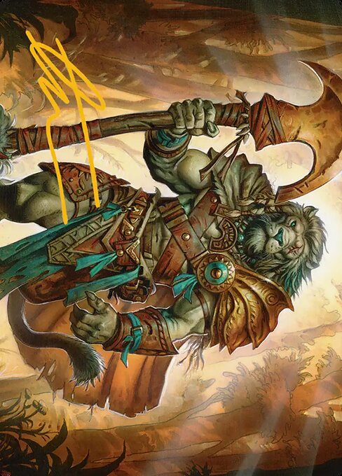 Ajani, Outland Chaperone // Ajani, Outland Chaperone (AECL 28)