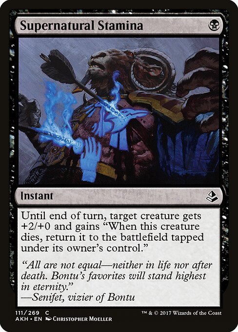 Supernatural Stamina (AKH 111)