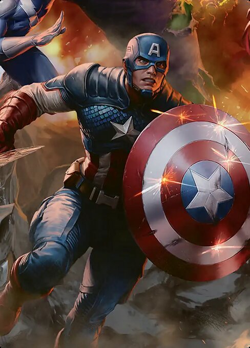 Captain America, Unbowed // Captain America, Unbowed (AMSH 5b)