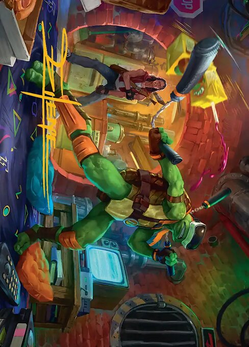 Michelangelo, Game Master // Michelangelo, Game Master (ATMT 13)