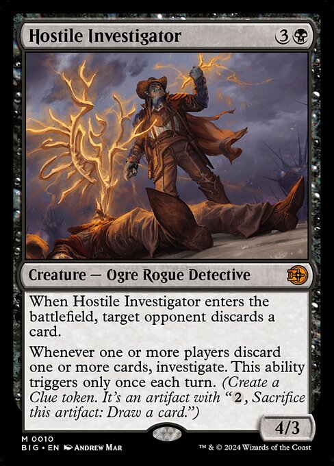 Hostile Investigator (BIG 10)