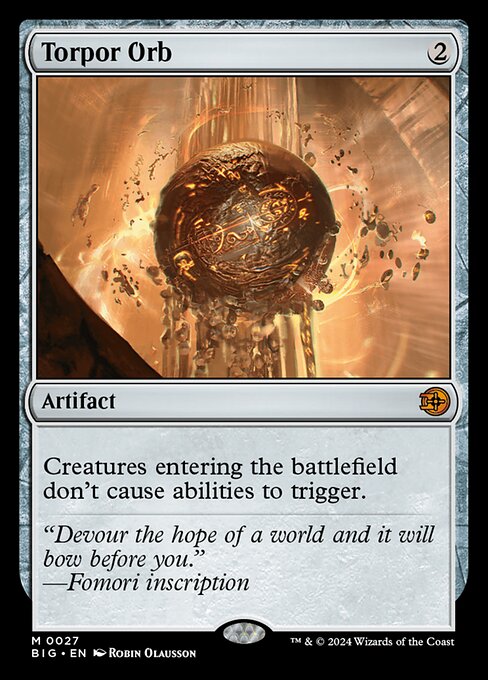 Torpor Orb (BIG 27)