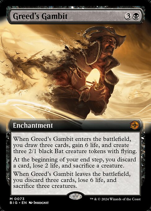 Greed's Gambit (BIG 73)