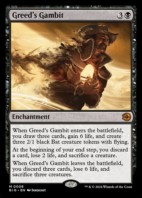 Greed's Gambit (BIG 8)