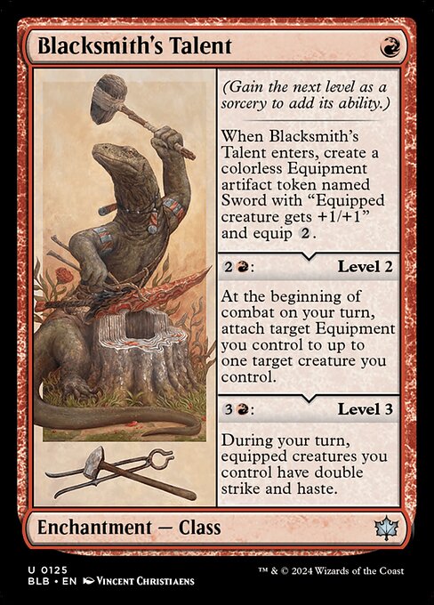 Blacksmith's Talent (BLB 125)
