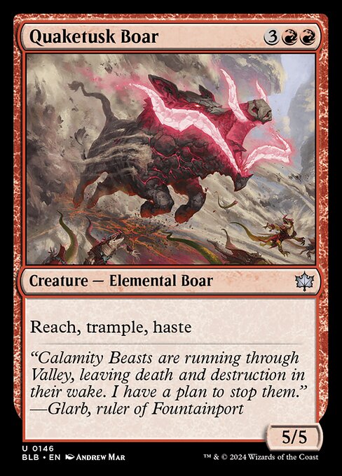 Quaketusk Boar (BLB 146)