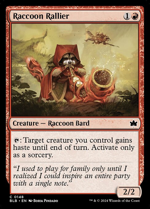 Raccoon Rallier (BLB 148)