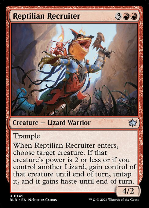 Reptilian Recruiter (BLB 149)