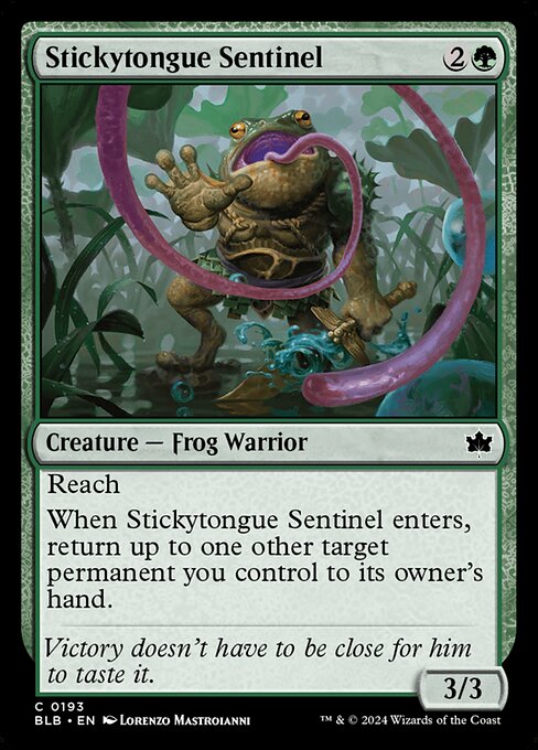 Stickytongue Sentinel (BLB 193)