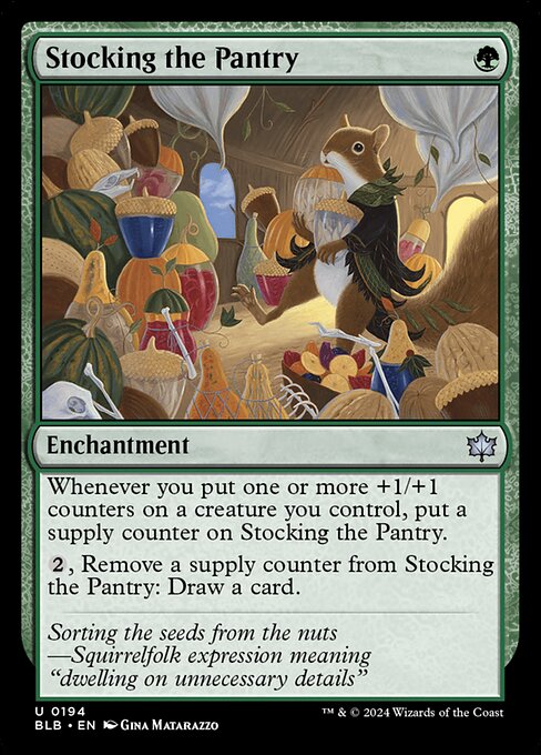 Stocking the Pantry (BLB 194)