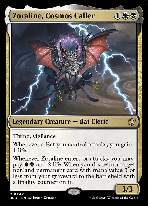 Zoraline, Cosmos Caller (BLB 242)