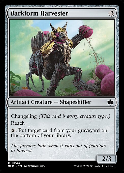 Barkform Harvester (BLB 243)