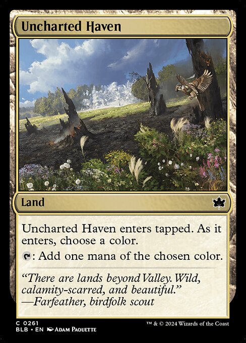 Uncharted Haven (BLB 261)