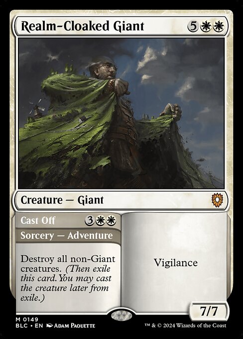 Realm-Cloaked Giant // Cast Off (BLC 149)