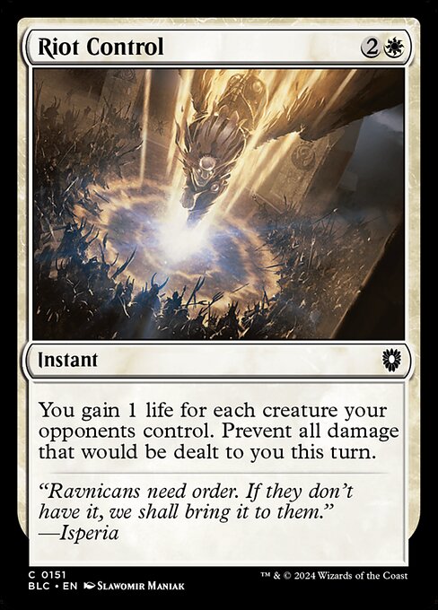 Riot Control (BLC 151)