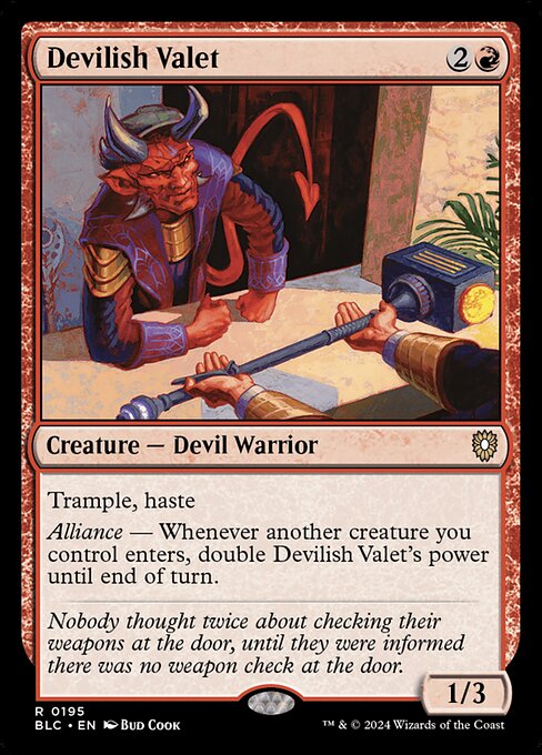 Devilish Valet (BLC 195)