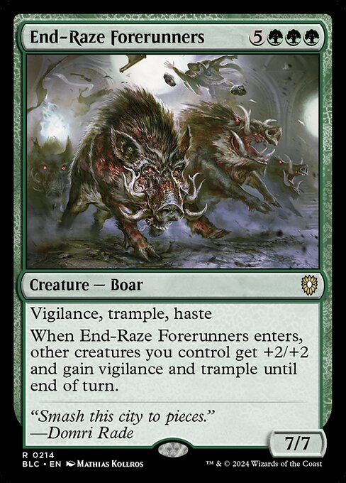 End-Raze Forerunners (BLC 214)
