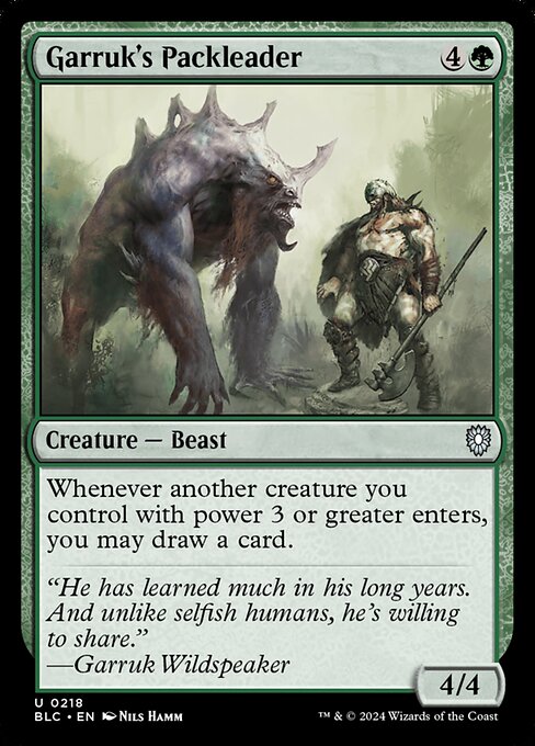 Garruk's Packleader (BLC 218)