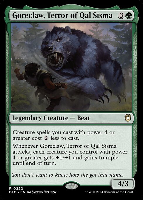 Goreclaw, Terror of Qal Sisma (BLC 222)